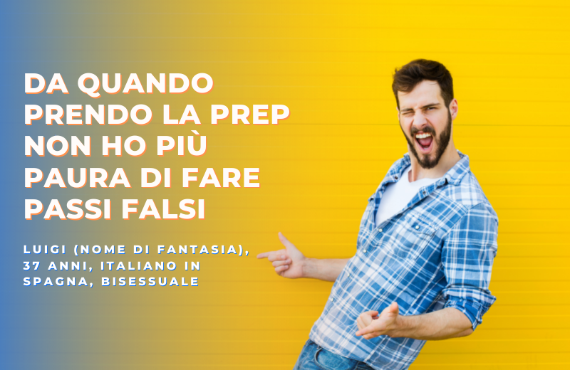 La storia di Luigi (nome di fantasia), 37 anni, italiano in Spagna, bisessuale